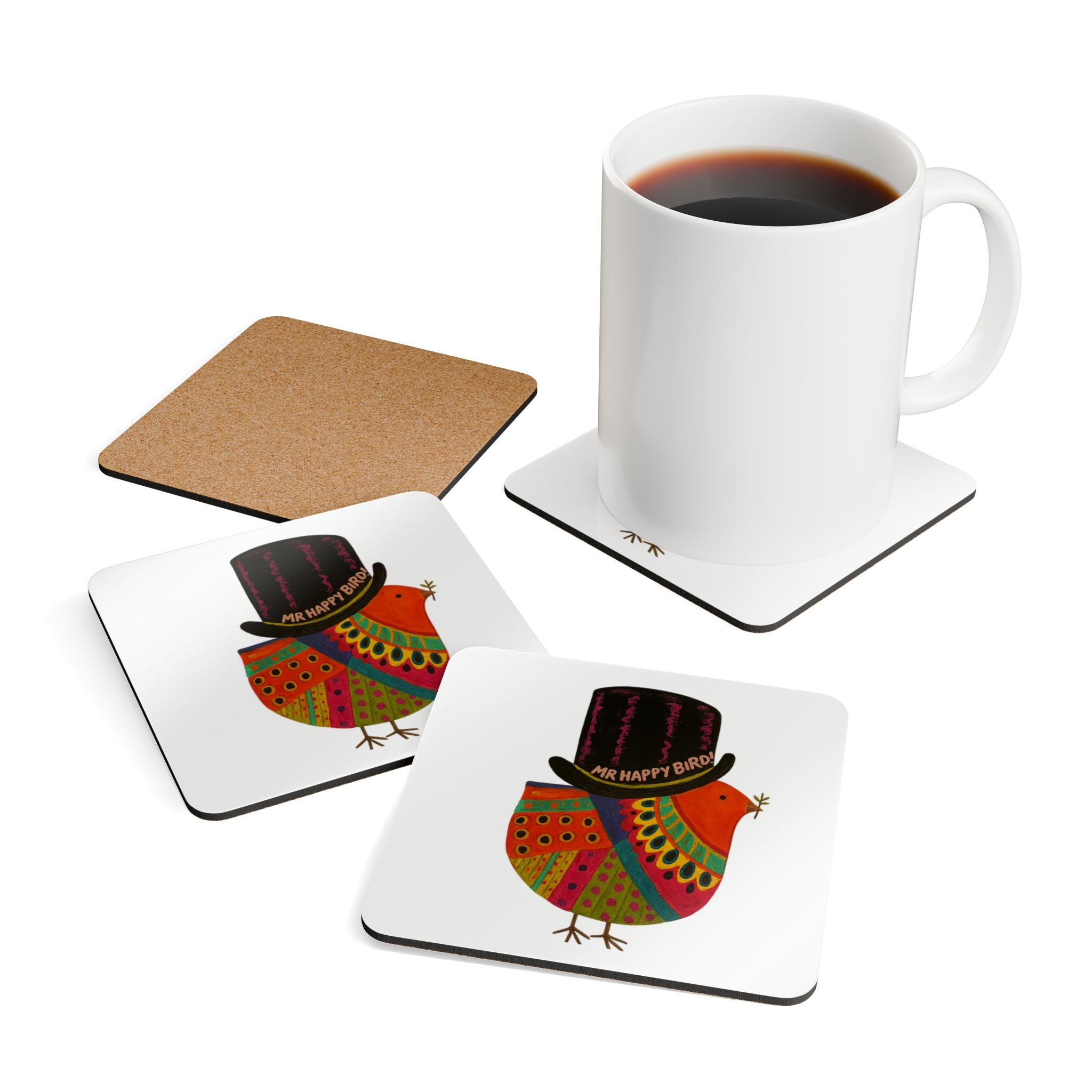 Corkwood Coaster Set