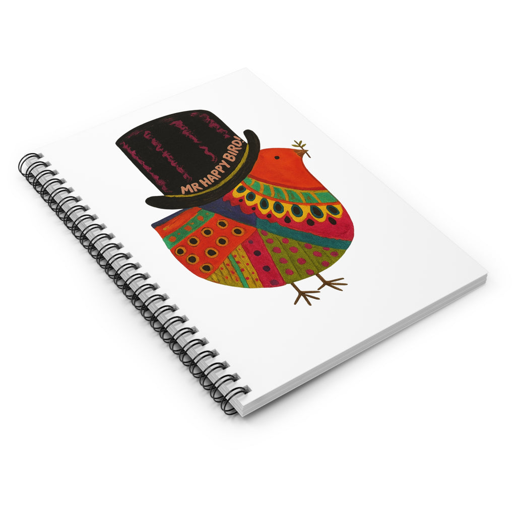 Mr Happy Bird! Feathered Notebook
