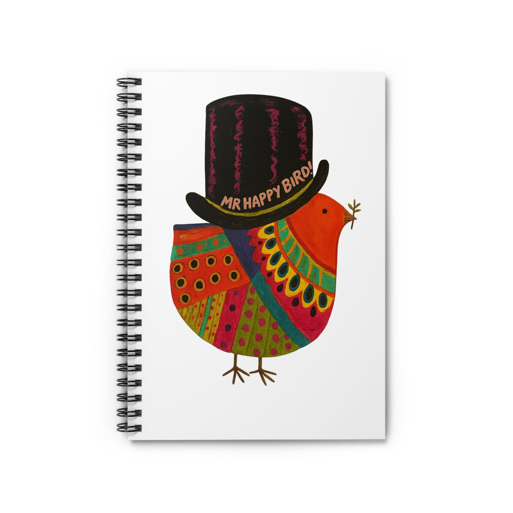 Mr Happy Bird! Feathered Notebook